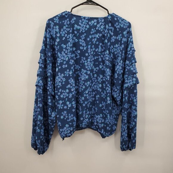 Draper James Plus Size Three Quarter Sleeve Bodysuit ALTERED XXL Womens Floral - Picture 3 of 12